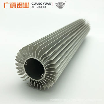 Round Extruded Aluminum Heatsink